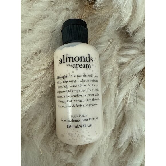 PHILOSOPHY Almonds & Cream Body Lotion 4 oz NEW - Picture 2 of 3